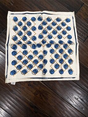 NWOT Tory Burch Stamped T Monogram Silk Neckerchief